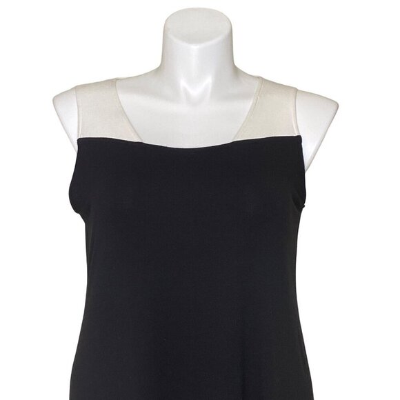 Eileen Fisher Firefly Viscose Jersey Dress w/ Back Cutout, Women's Size L - Picture 4 of 12